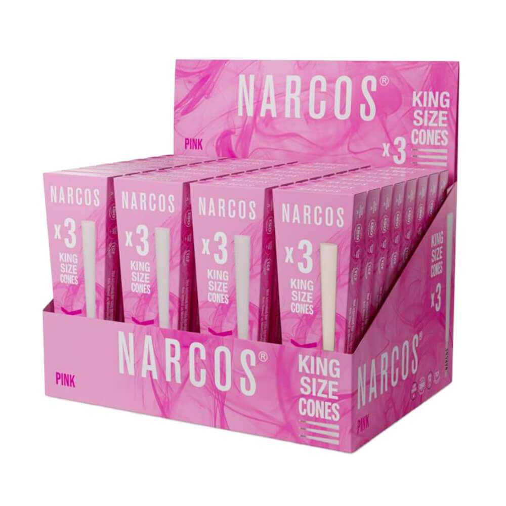 Narcos King Size Cones Pink Edition 109 mm - Herbie.hr